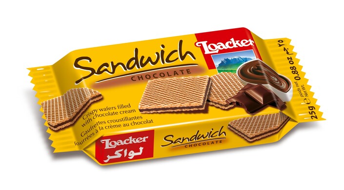Loacker - wafelki czekolada (chocolate)