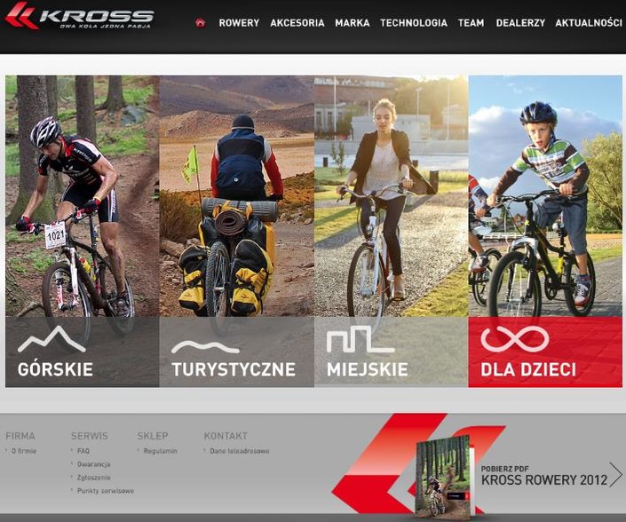 Czytaj więcej: Nowy internetowy wizerunek rowerów KROSS
