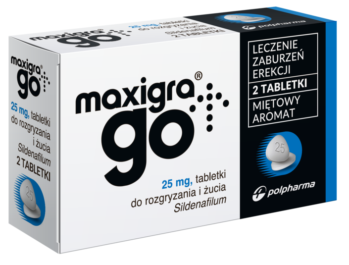 Lek na zburzenia erekcji Maxigra Go