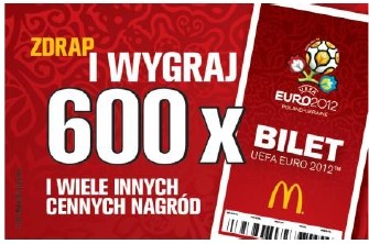 Czytaj więcej: 600 biletów na UEFA EURO 2012 do wygrania w McDonald’s!
