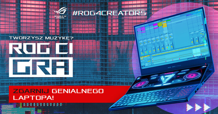 Czytaj więcej: Ruszyła kampania #ROG4Creators od ASUS. Zamilska i RAU inspirują młodych  i kreatywnych
